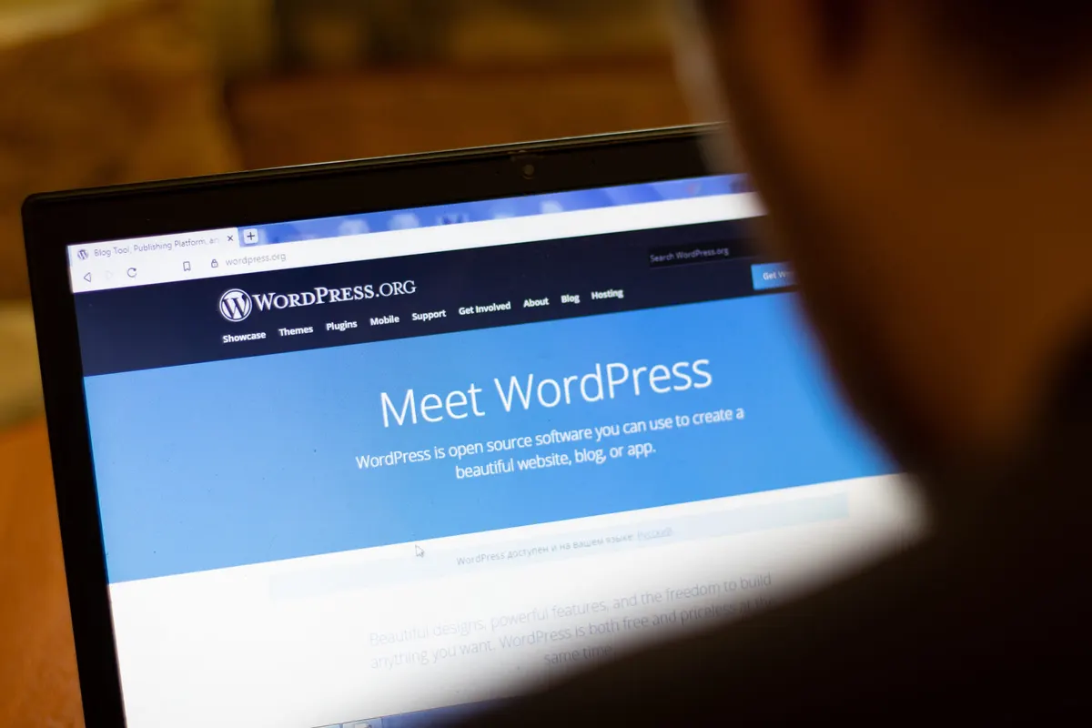 wordpress home page