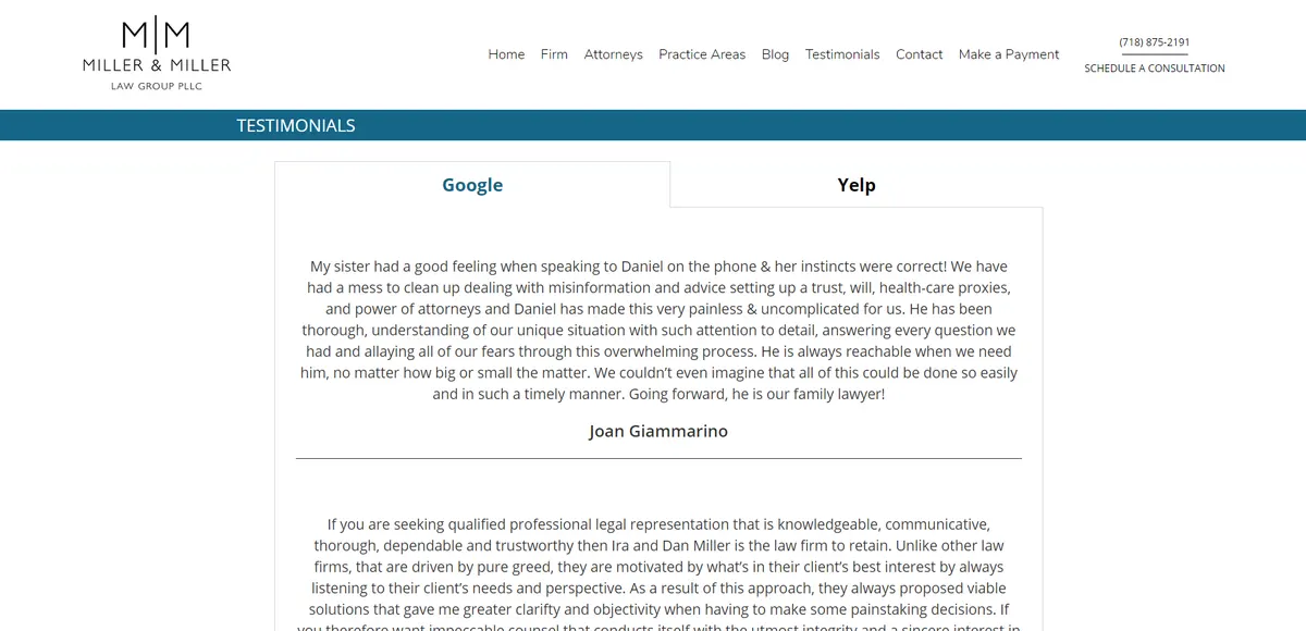 law firm web design